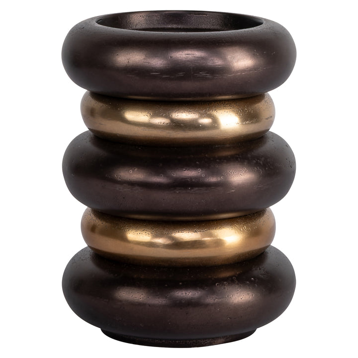 Richmond Interiors Kerzenständer Eve Bronze | H 16 cm