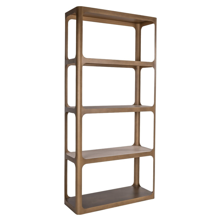 Richmond Interiors 2-in-1 Bücherregal Claridge | Brushed Gold