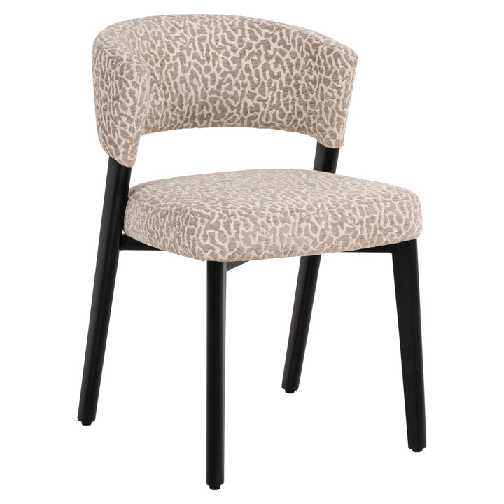 Richmond Interiors Esszimmerstuhl Zeno | Beige leopard