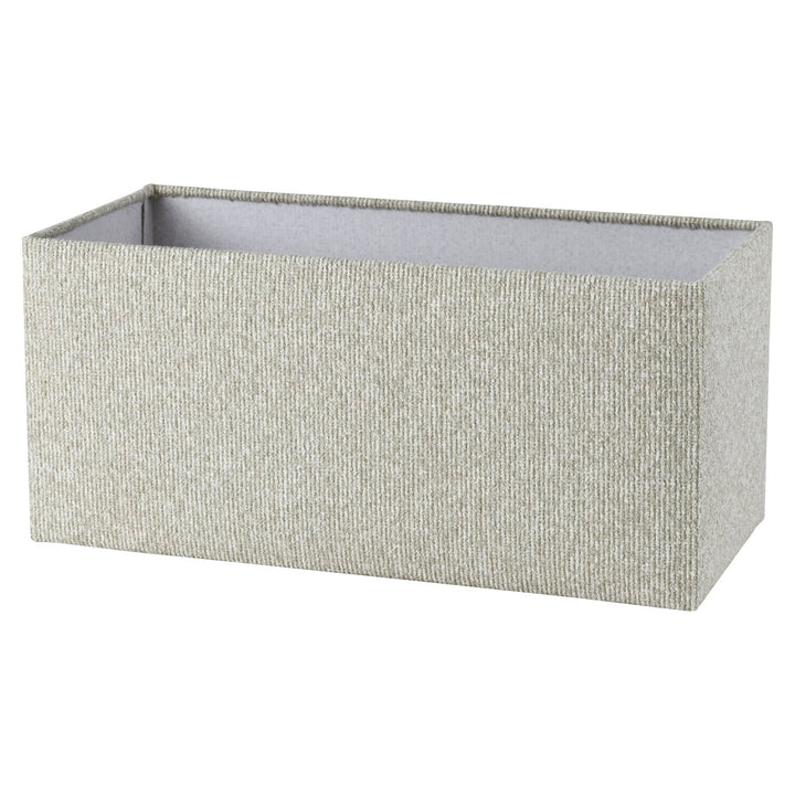 Richmond Interiors rechteckiger Lampenschirm Zera biscotti | 55x25 cm