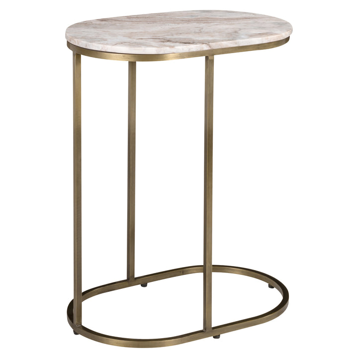 Richmond Interiors Marmor-Beistelltisch Bottega | Blush Beige