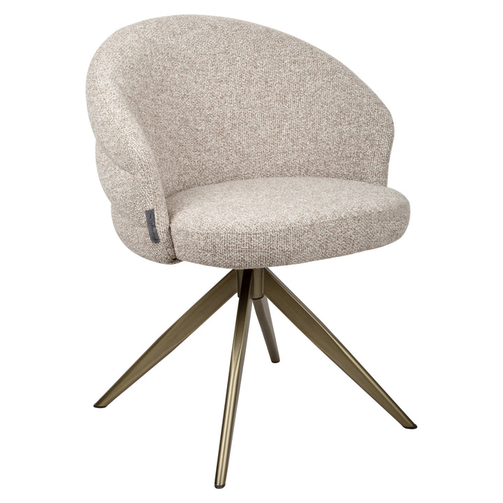 Richmond Interiors Dreh-Esszimmerstuhl Zendaya | Braun