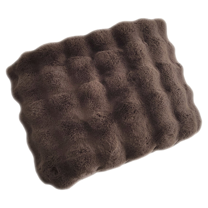 Richmond Interiors Faux Fur Felldecke Winter Haze Braun | 150x200 cm