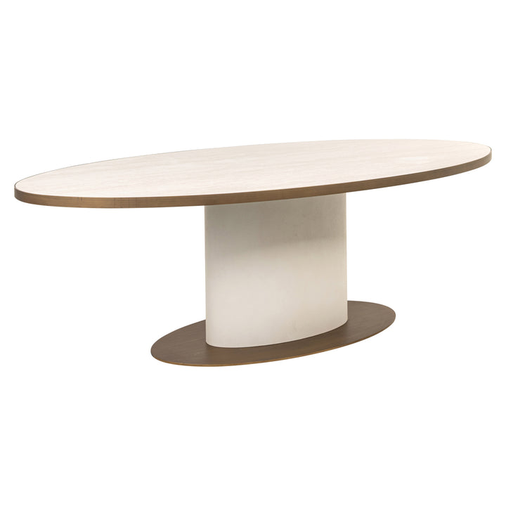 Richmond Interiors ovaler Esstisch Tivoli weiß | 230 cm