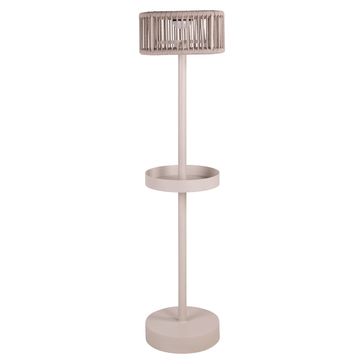 Richmond Interiors dimmbare Outdoor Garten Stehlampe Lunar | Hellbeige