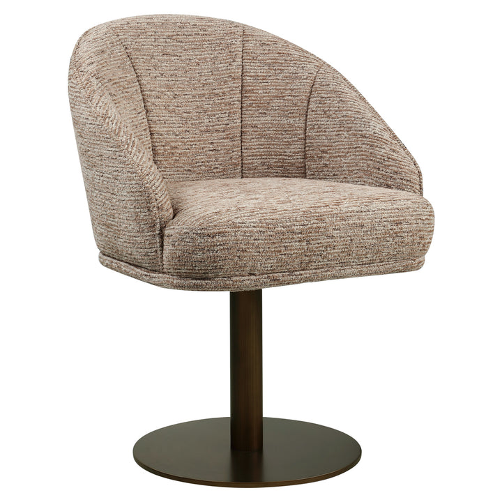 Richmond Interiors Dreh-Esszimmerstuhl Beverly | Mocca