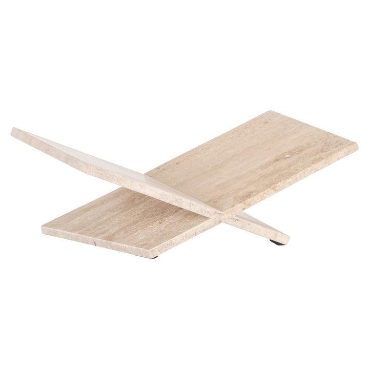 Richmond Interiors Travertin-Buchständer Belice | beige
