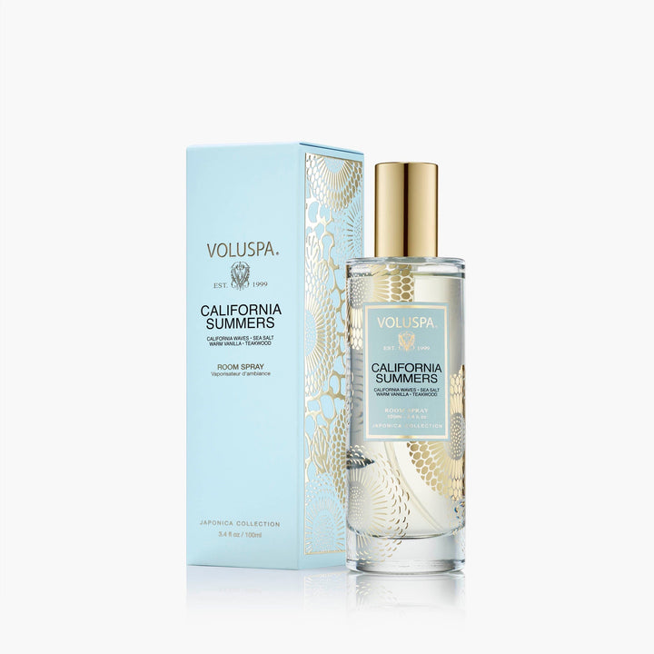 Voluspa Raumspray California Summers im edlen Glasflakon