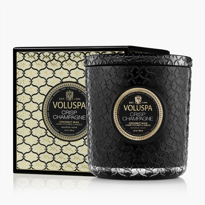 Voluspa 3 Wick Hearth Scented Candle Crisp Champagne | Luxe Candle
