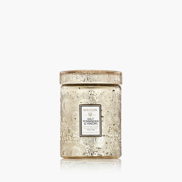 Voluspa Duftkerze Gilt Pomander & Hinoki Limited Holiday Edition | Small Jar