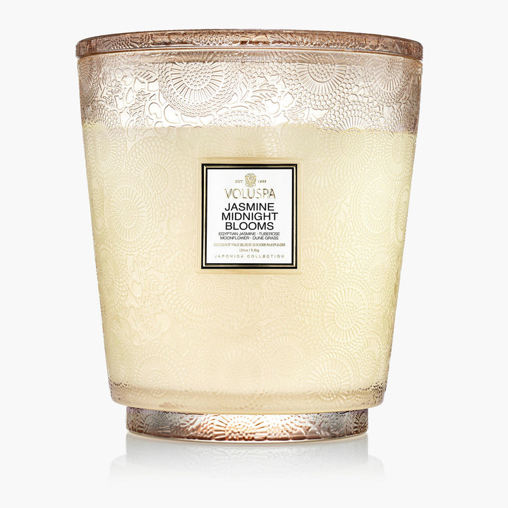 Voluspa 5-Docht Duftkerze Jasmine Midnight Blooms | 3,5 kg