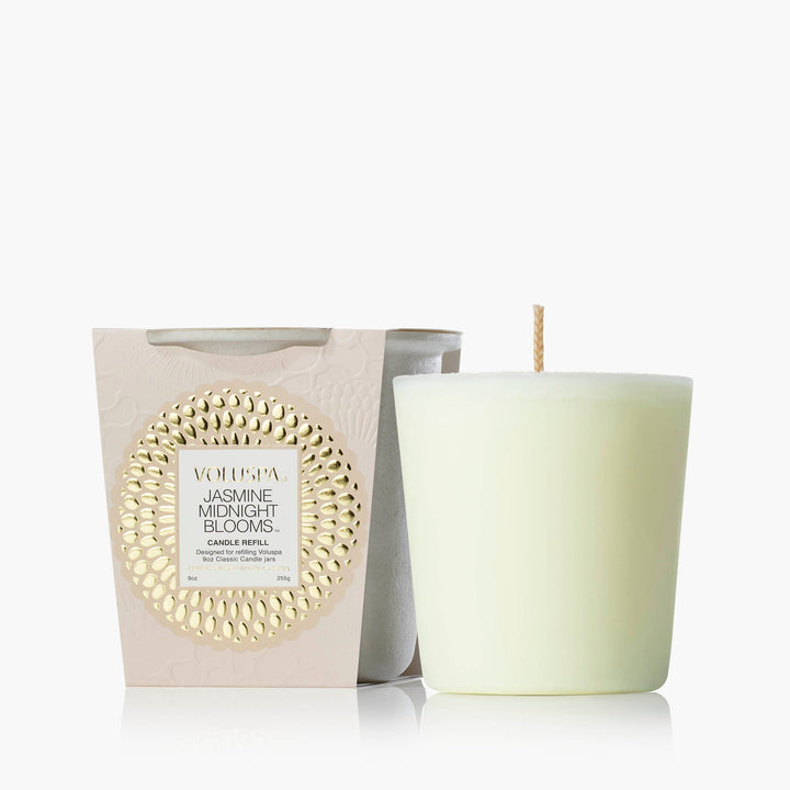 Voluspa Nachfüllkerze Jasmine Midnight Blooms Classic Candle