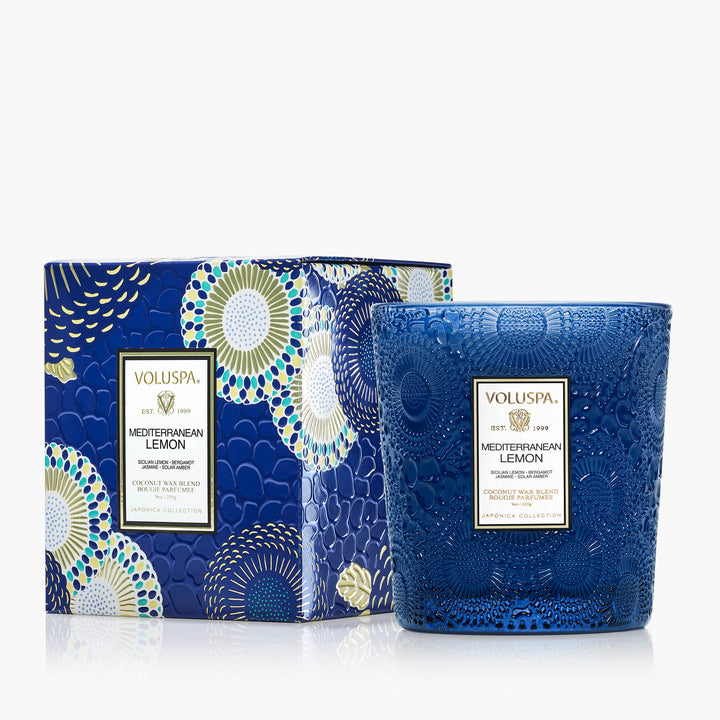 Voluspa Scented Candle Mediterranean Lemon | Classic Candle