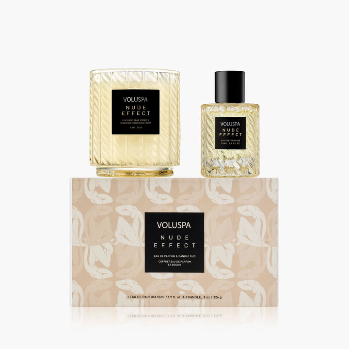 Voluspa Geschenkset Nude Effect Duftkerze & Eau de Parfum