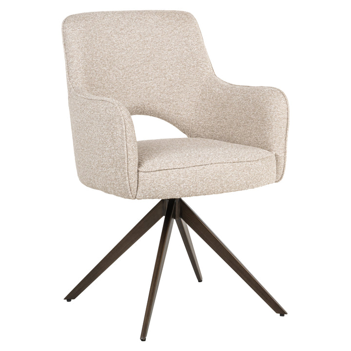 Richmond Interiors Dreh-Esszimmerstuhl Ginerva | Biscotti