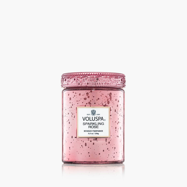 Voluspa Duftkerze Sparkling Rose Vermeil Collection | Small Jar