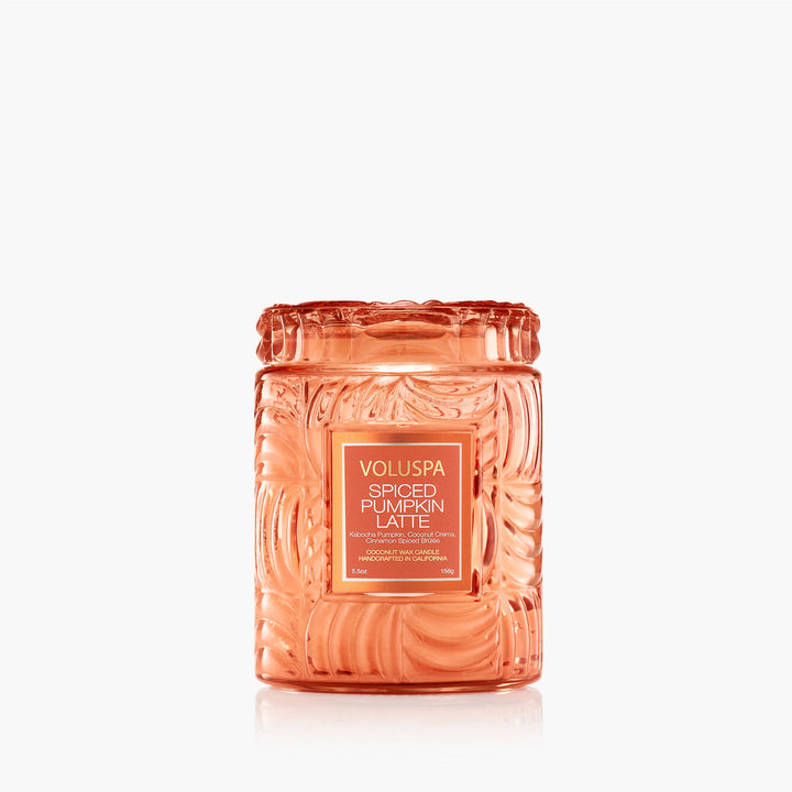 Voluspa Duftkerze Spiced Pumpkin Latte im kleinen Glas