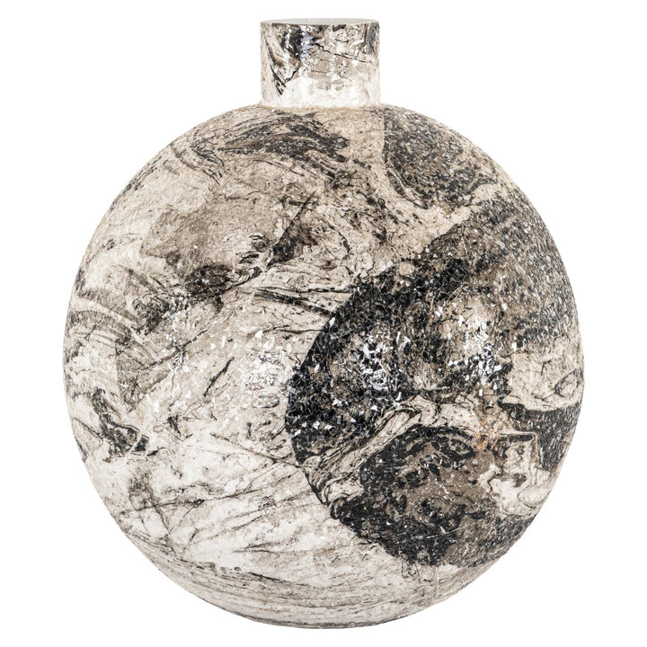 Richmond Interiors Vase Delisha | Schwarz-Weiß