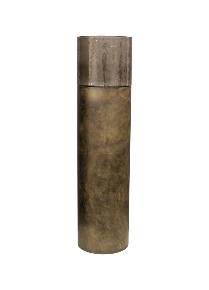 Richmond Interiors Windlicht Mayce gold | H 105 cm