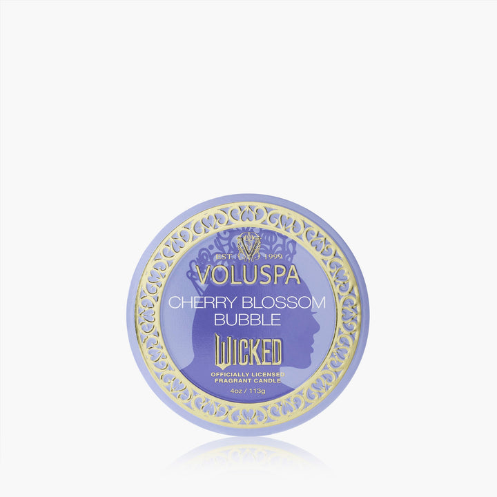 Voluspa Duftkerze Wicked Cherry Blossom Bubble | Minidose mit Deckel