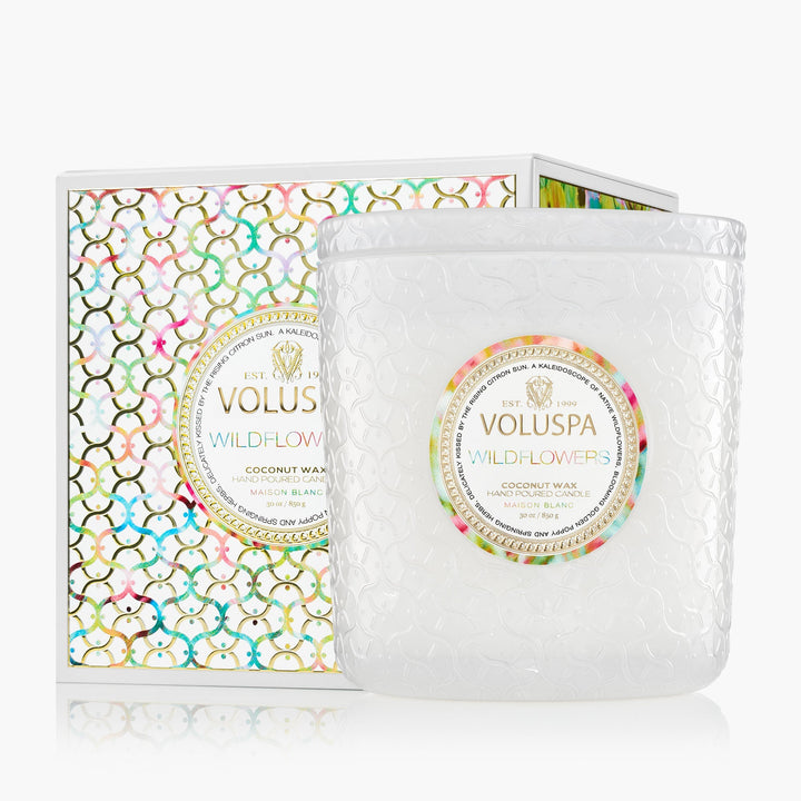 Voluspa 3-Docht Duftkerze Wildflowers | Luxe Jar