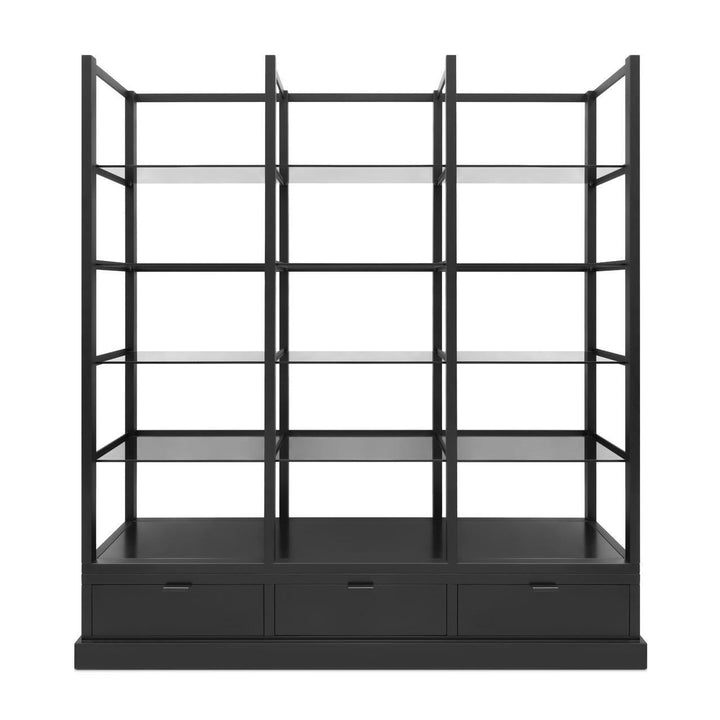 Abhika Bücherregal Jacqueline Schwarz | 223x240 cm