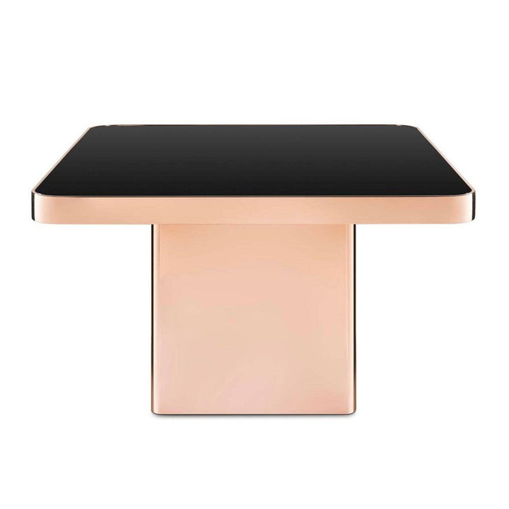 Abhika Quadratischer Esstisch Rome Roségold | 130x130 cm