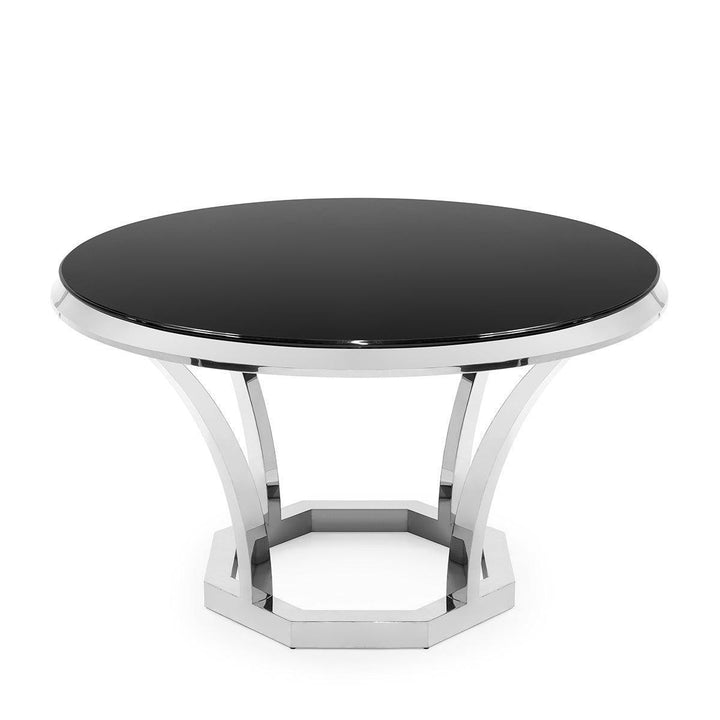 Abhika Runder Esstisch Pina Silber | ø 130 cm