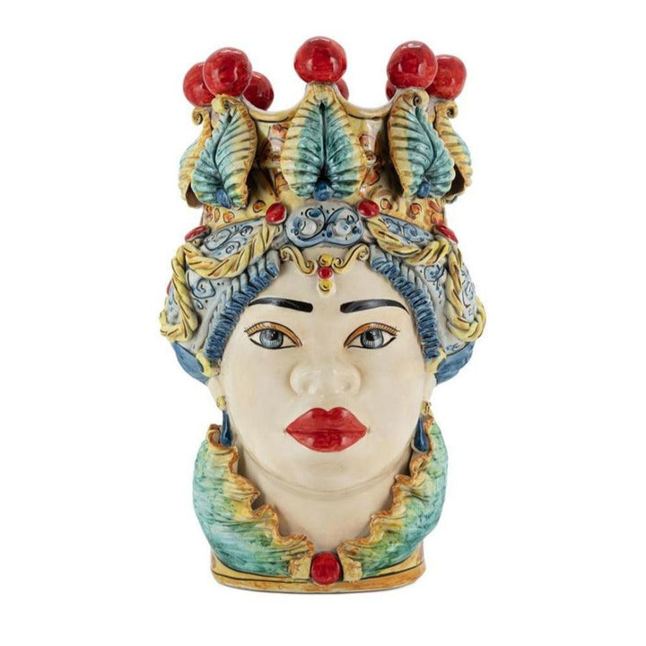Abhika Vase Teste di Moro Lady Big Traditional | H 48 cm