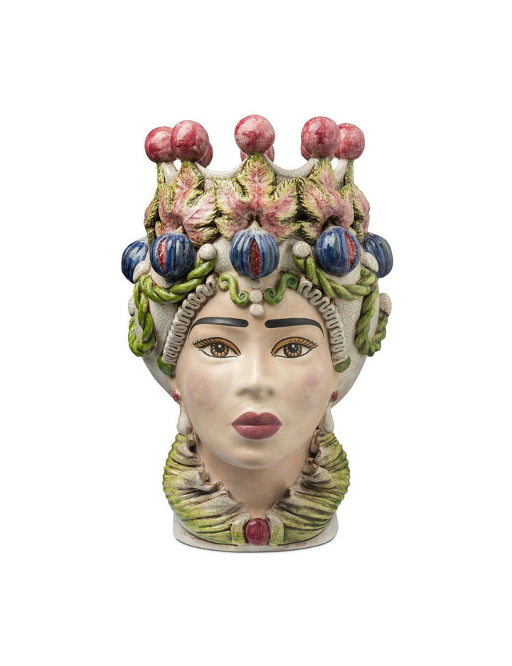 Abhika Vase Teste di Moro Lady Fig Big | H 51 cm