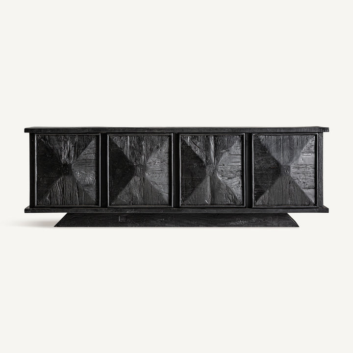 Vical Buffet Bouyne en bois recyclé | Noir