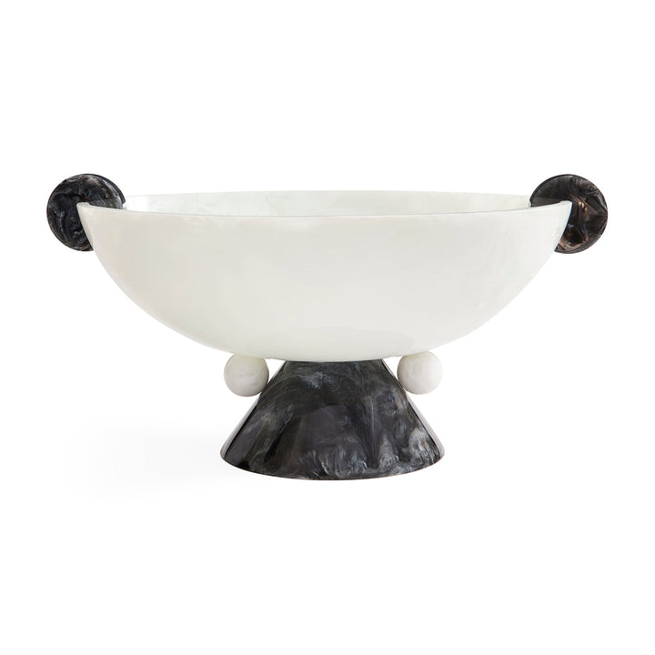 Jonathan Adler Dekoschale Como Urn Bowl Schwarz & Weiß