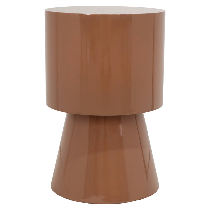 Richmond Interiors runder Beistelltisch Liza | Mocha Mousse