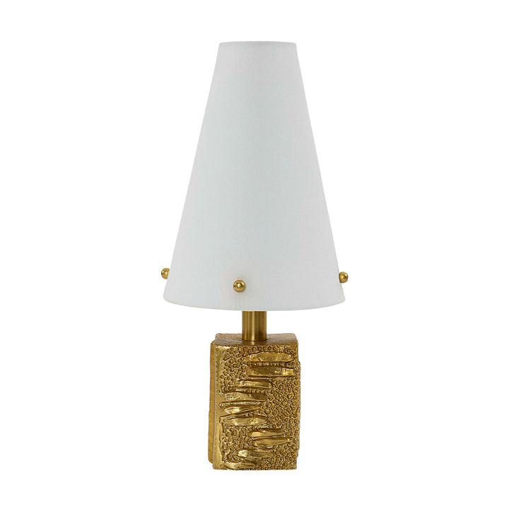 Jonathan Adler Tischlampe Foundry mit Messingfuß