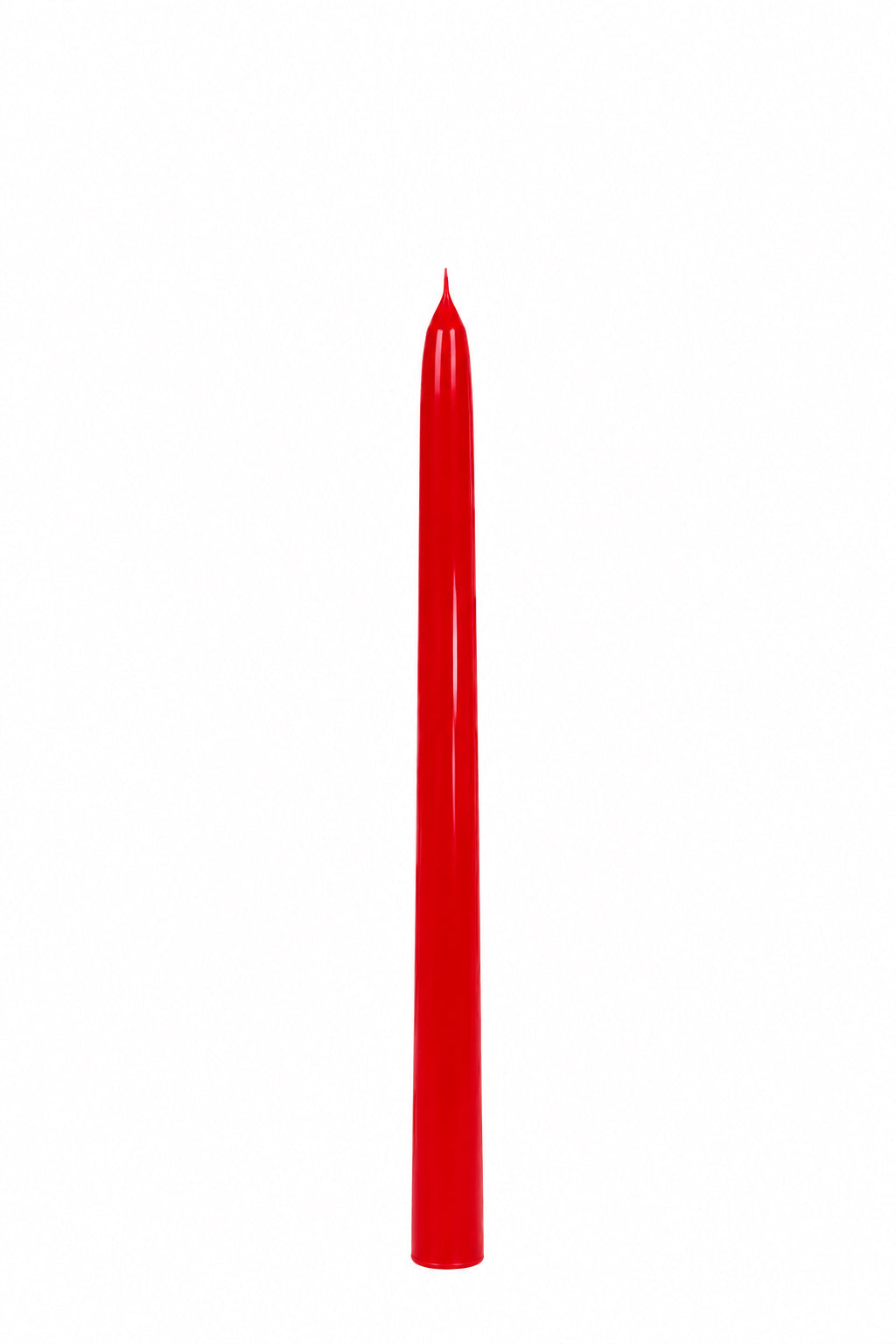 Glänzende Stabkerze Rot