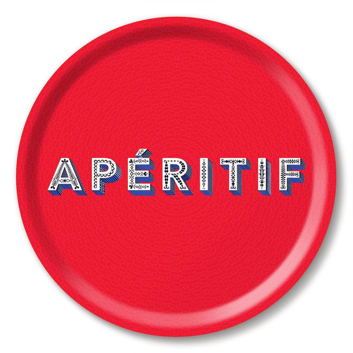 Jamida of Sweden Tablett Apéritif Rot | Ø 31 cm