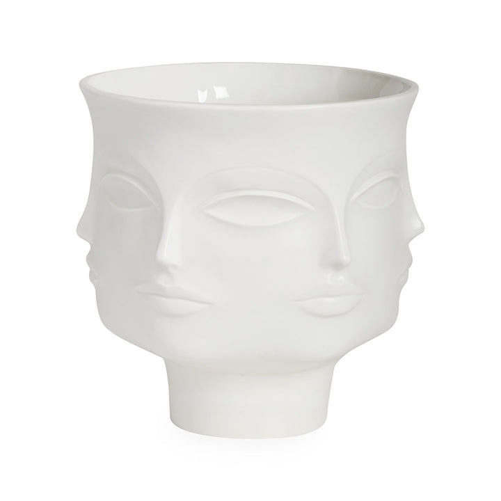 Jonathan Adler Große Schale Dora Maar Centerpiece Bowl | Mattweiß