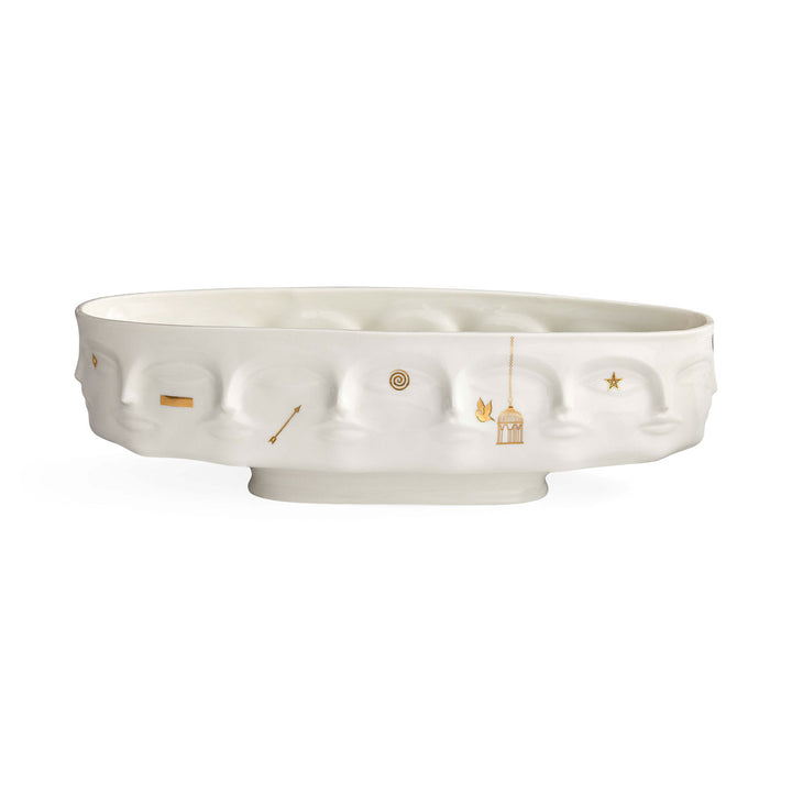 Jonathan Adler Schale Gilded Dora Maar Long Bowl | Gold Glänzend