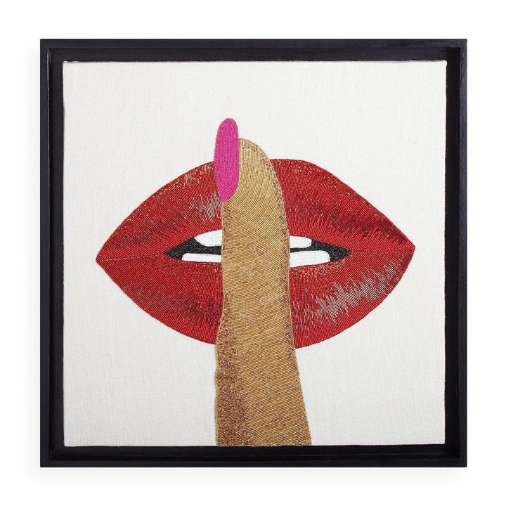 Jonathan Adler Wandbild Hush Beaded Wall Art | 61x61 cm