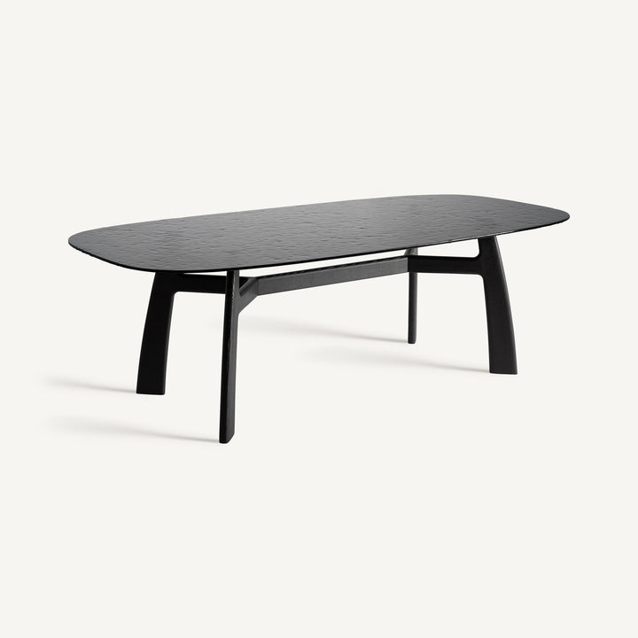 Vical Esstisch Suchdol mit schwarzer Glasplatte | 230x110 cm – Ansicht 2