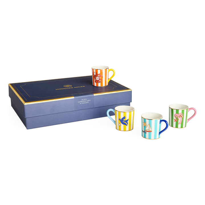 Jonathan Adler Espressotassen-Set Playa | 4-teilig