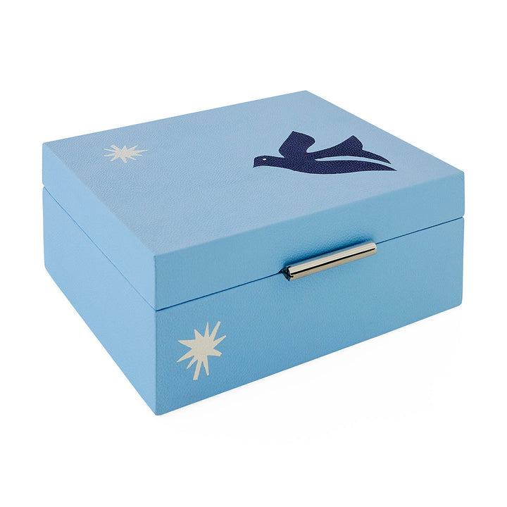 Jonathan Adler Leder-Schmuckkästchen Schatulle Playa