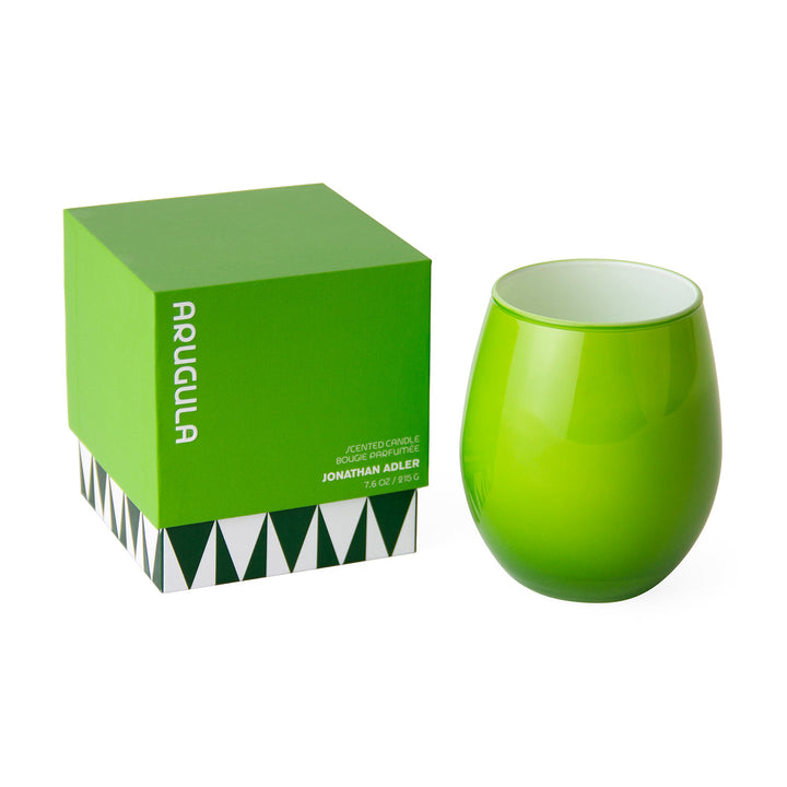 Jonathan Adler Duftkerze Pop Arugula mit grüner Geschenkverpackung