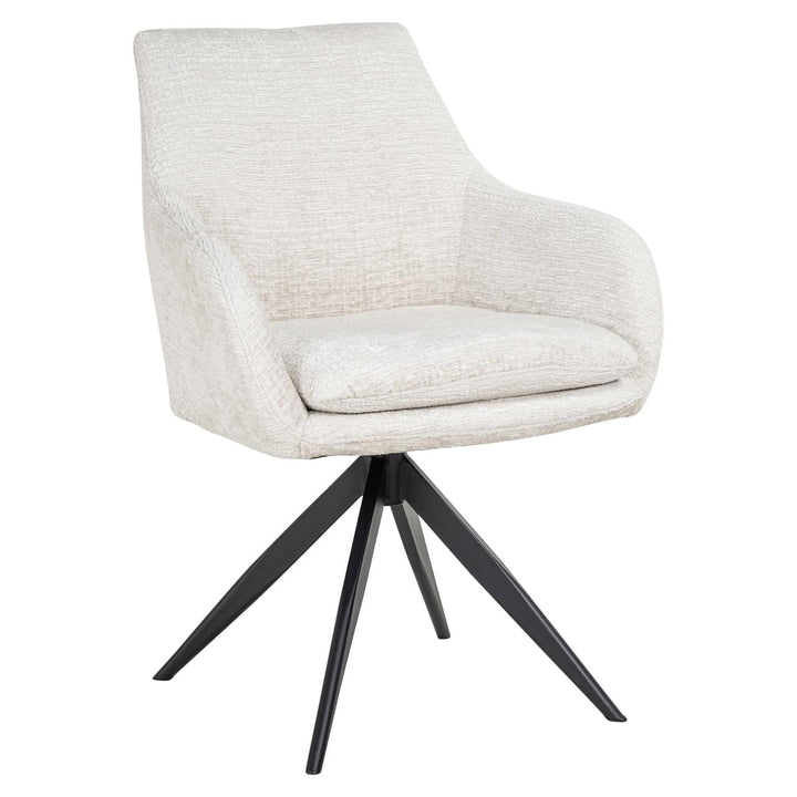 Richmond Interiors Dreh-Esszimmerstuhl Lisonne | cream