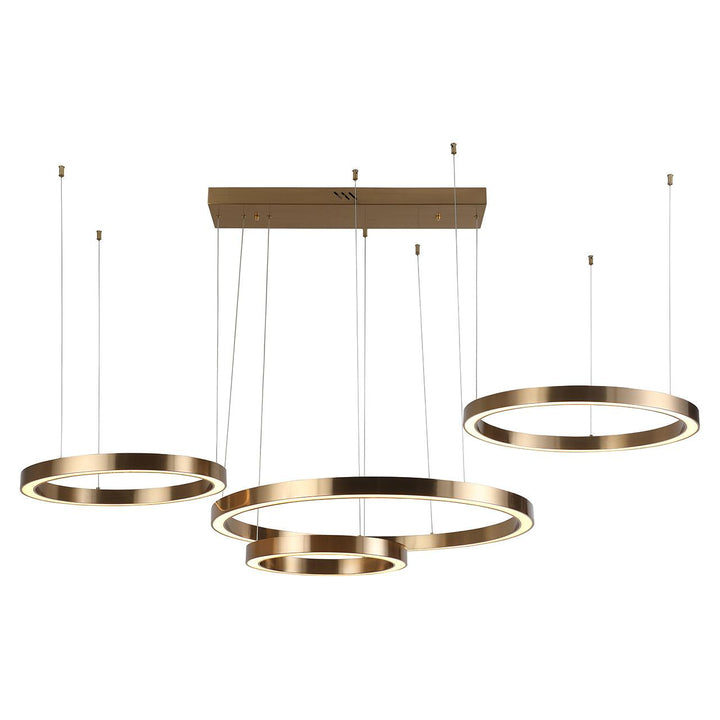 Richmond Interiors Pendelleuchte Hängelampe Lilou | Brushed Gold