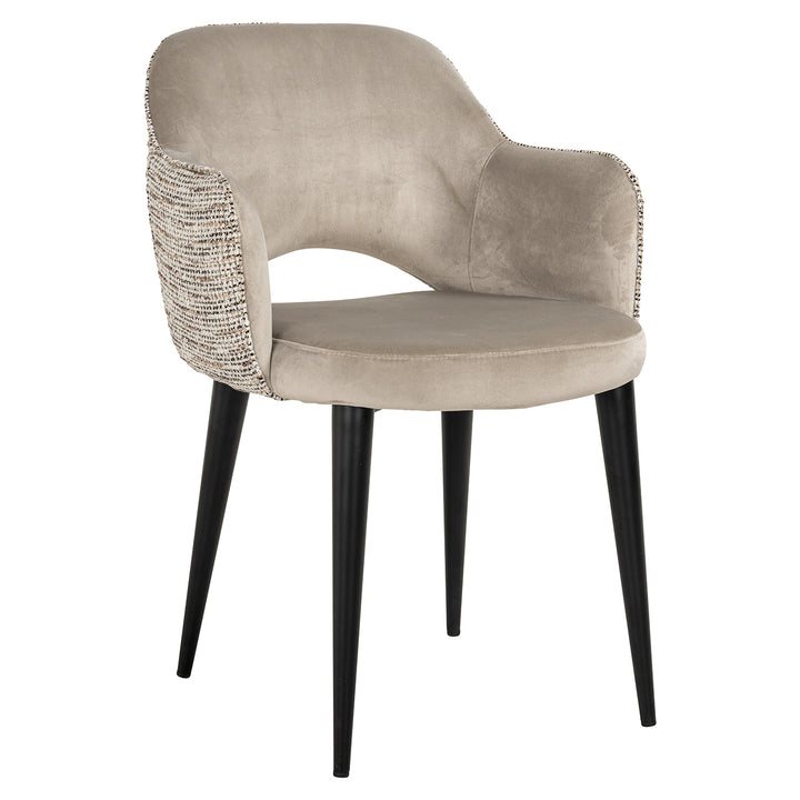 Richmond Interiors Samt-Esszimmerstuhl Giovanna | Nature