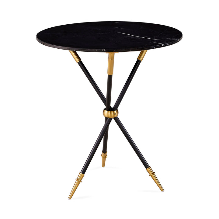 Jonathan Adler Marmor-Beistelltisch Rider Tripod | Weiß