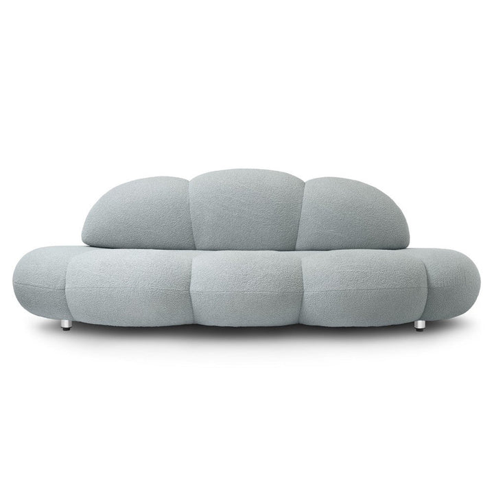 Abhika Sofa Cloud 3-Sitzer aus Teddy-Bouclé