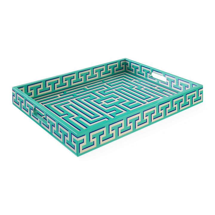 Jonathan Adler Servier- und Dekotablett Labyrinth Lacquer Tray