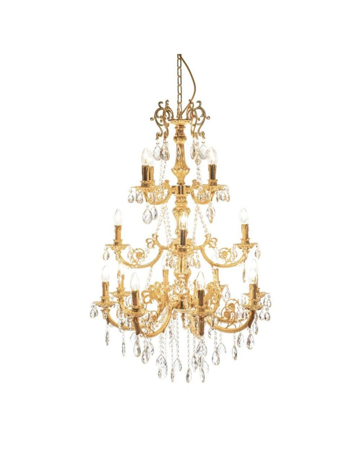 Abhika 16-flammiger Kronleuchter Chandelier Royal | H 120 cm
